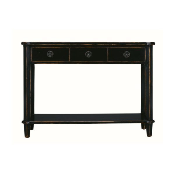 Henshaw Black Console Table Laura Ashley