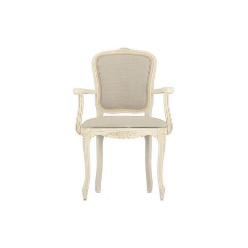 Provencale – Ivory Carver Dining Chair Single