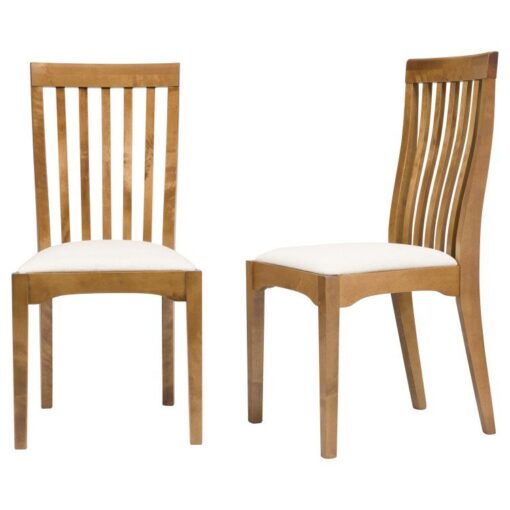 Garrat Honey Dining Chairs – Pair
