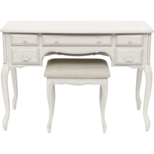 Provencale – Dove Grey Dressing Table & Stool Set