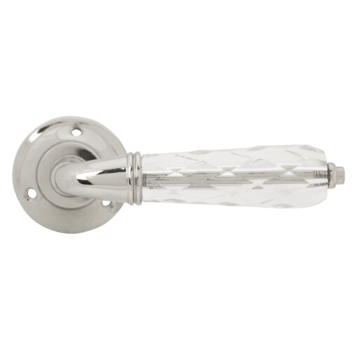 Frances Pair of Glass Lever Door Handles