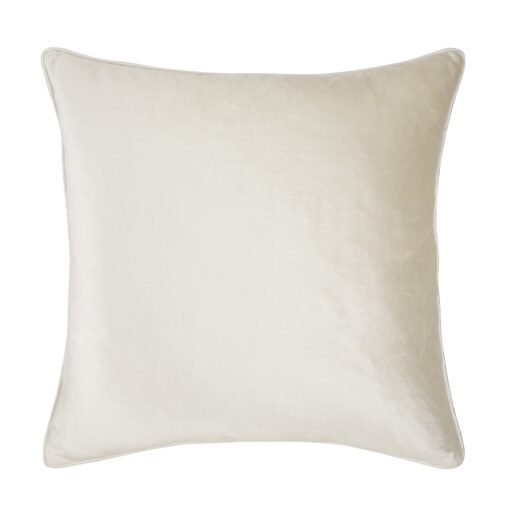 Nigella Oyster Square Velvet Cushion