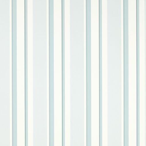 Eaton Stripe Duck Egg Blue Wallpaper