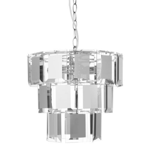 Adela 3-Tier Glass Ceiling Pendant
