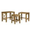 Balmoral Honey Nest of 3 Tables