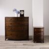 Broughton – Dark 3 Drawer Side Table