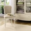 Provencale – Ivory Upholstered Dining Chairs-Pair