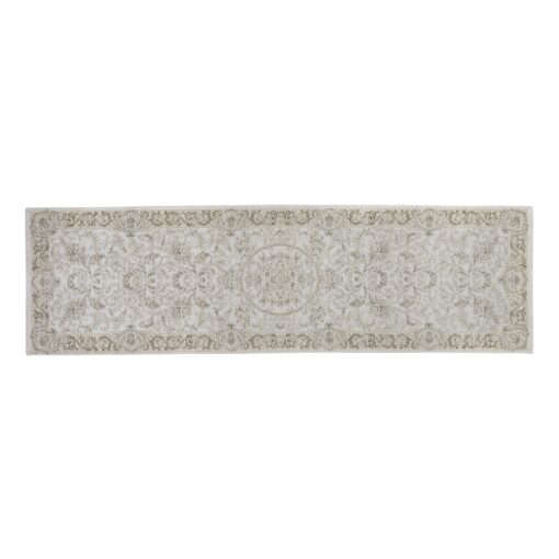 Victoriana Dove Grey Cotton Runner