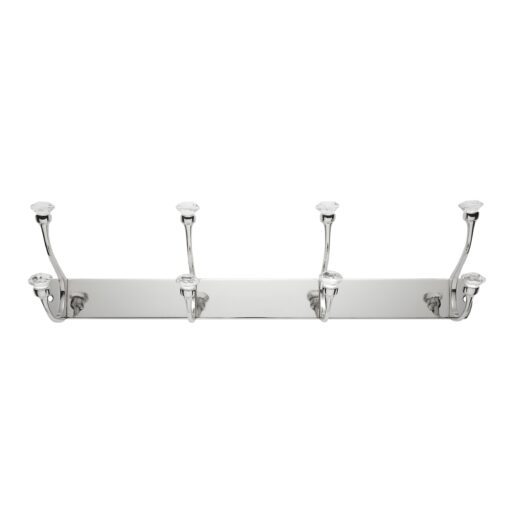 Connie 4 Double Coat Hook Rail