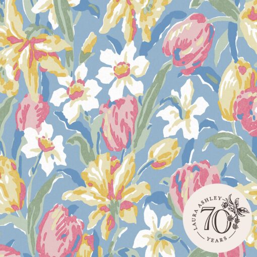 Tulips, slående vakker fargerik tapet med tulipaner
